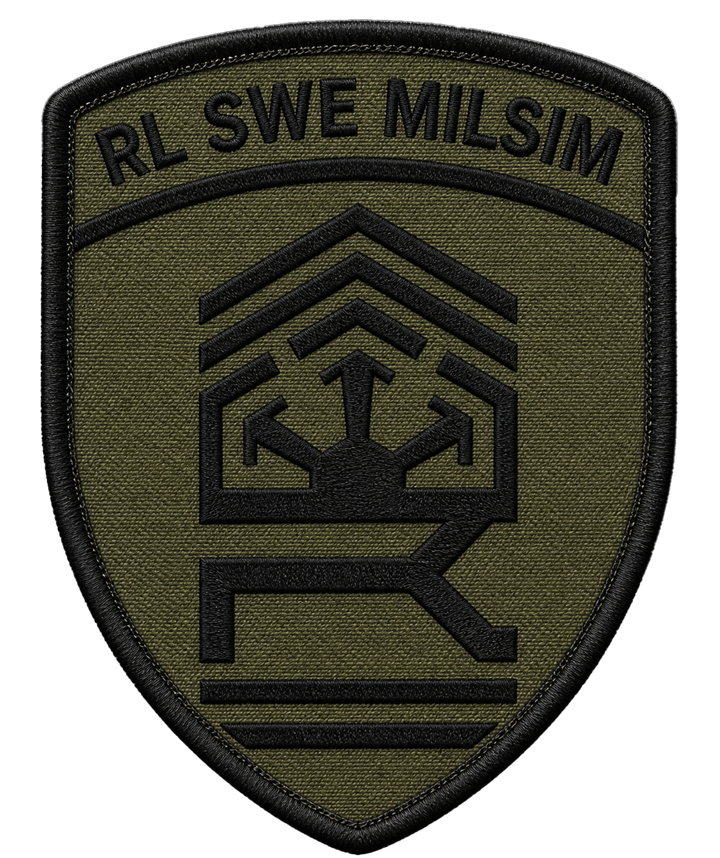 RL SWE MILSIM – föreningens märke
